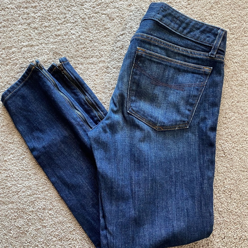Gap 27/4 Always skinny Jeans with zippers